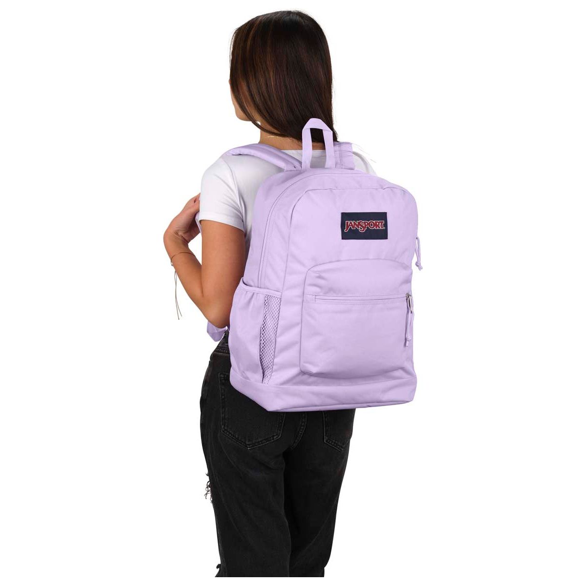 JanSport Cross Town Plus Laptop Backpack - Pastel Lilac