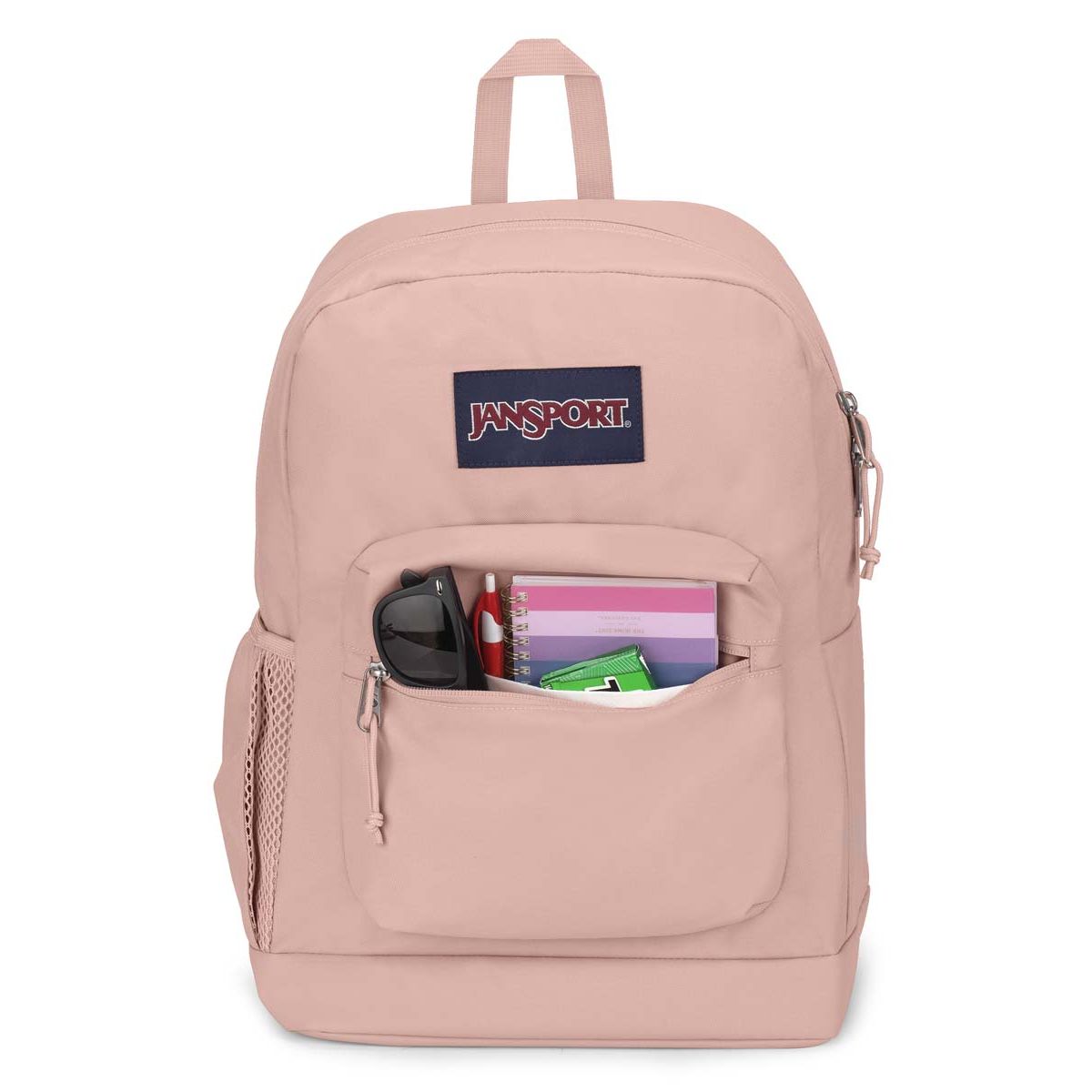 JanSport Cross Town Plus Laptop Backpack - Misty Rose