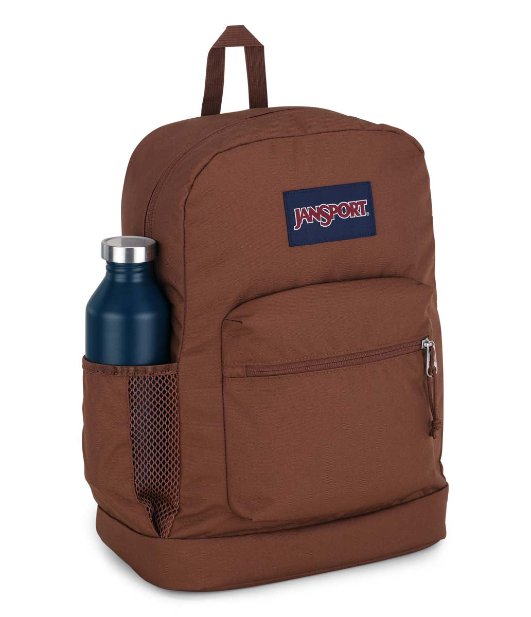 Sac à dos pour ordinateur portable JanSport Cross Town Plus - Marron basique