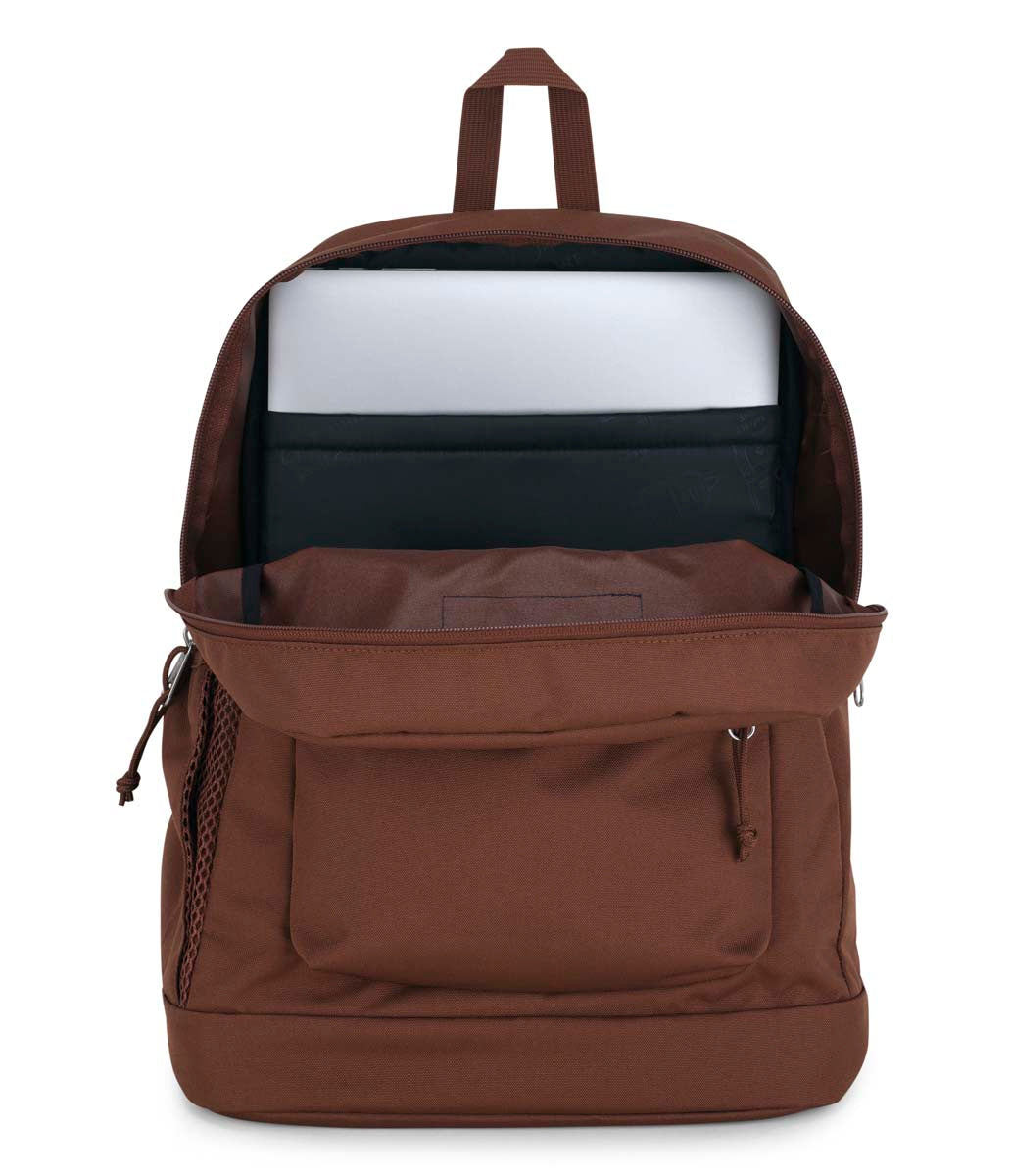 Sac à dos pour ordinateur portable JanSport Cross Town Plus - Marron basique