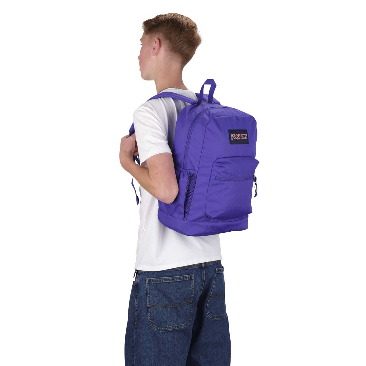 JanSport Cross Town Plus Laptop Backpack - Party Plum