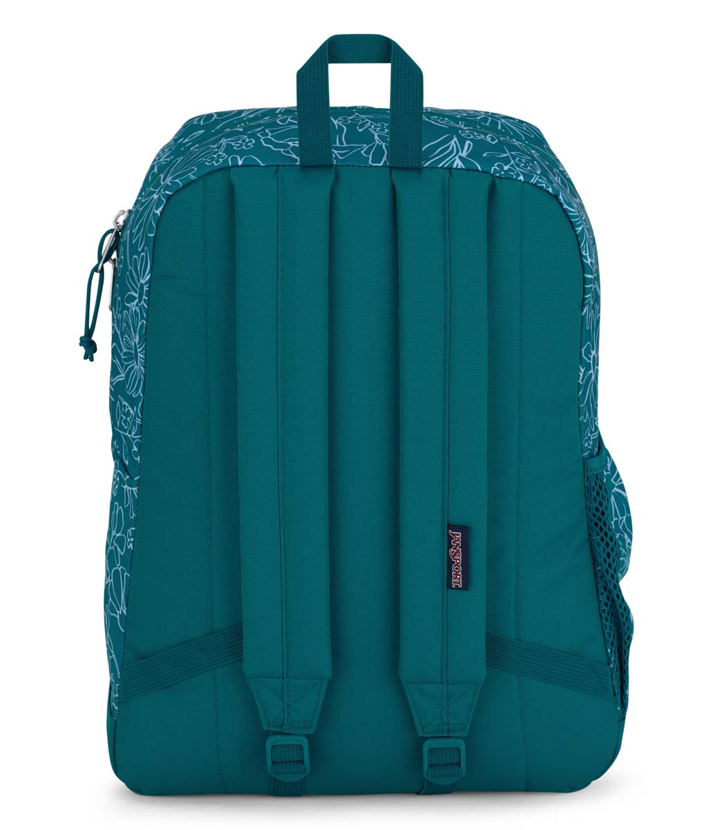 Sac à dos pour ordinateur portable JanSport Cross Town Plus - Delightful Daisies Green