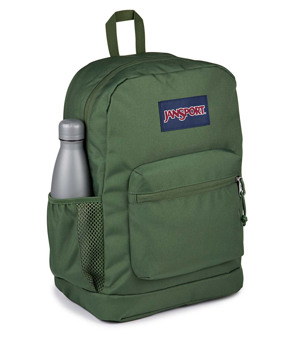 Sac à dos pour ordinateur portable JanSport Cross Town Plus - Vert Cargo