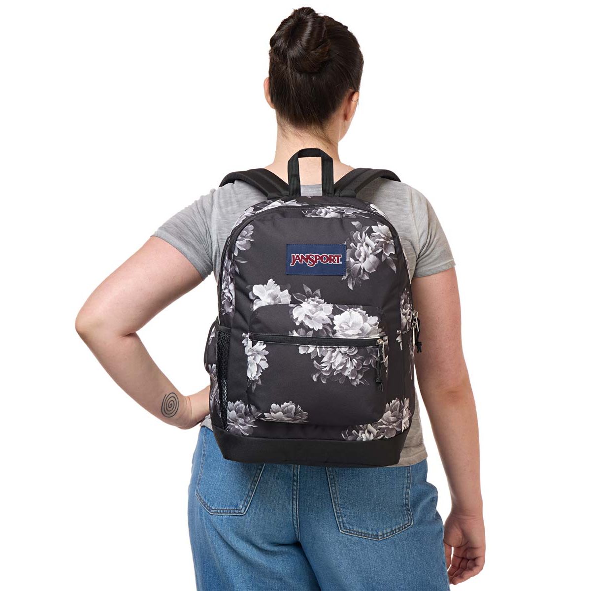 JanSport Cross Town Plus Laptop Backpack - Magnolia Mirage