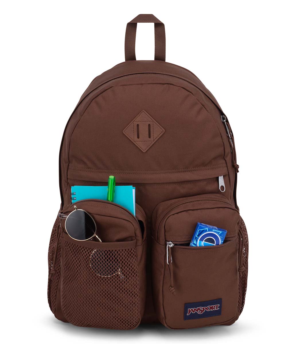 JanSport Granby Sac à dos pour ordinateur portable – Marron basique