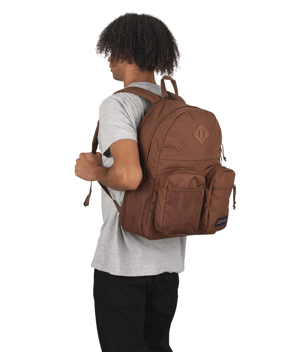 JanSport Granby Sac à dos pour ordinateur portable – Marron basique