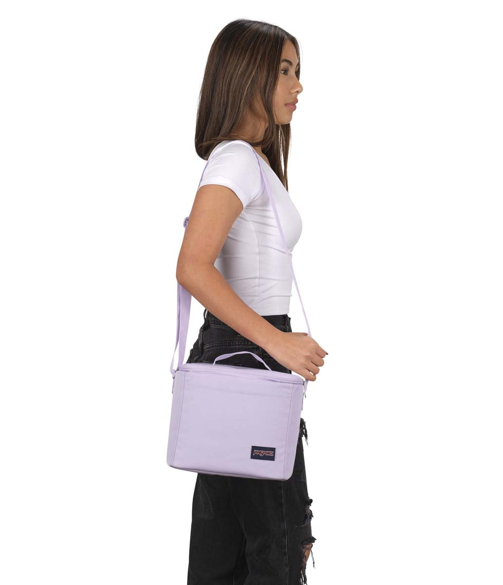 JanSport Super Snack Lunch Bag - Pastel Lilac