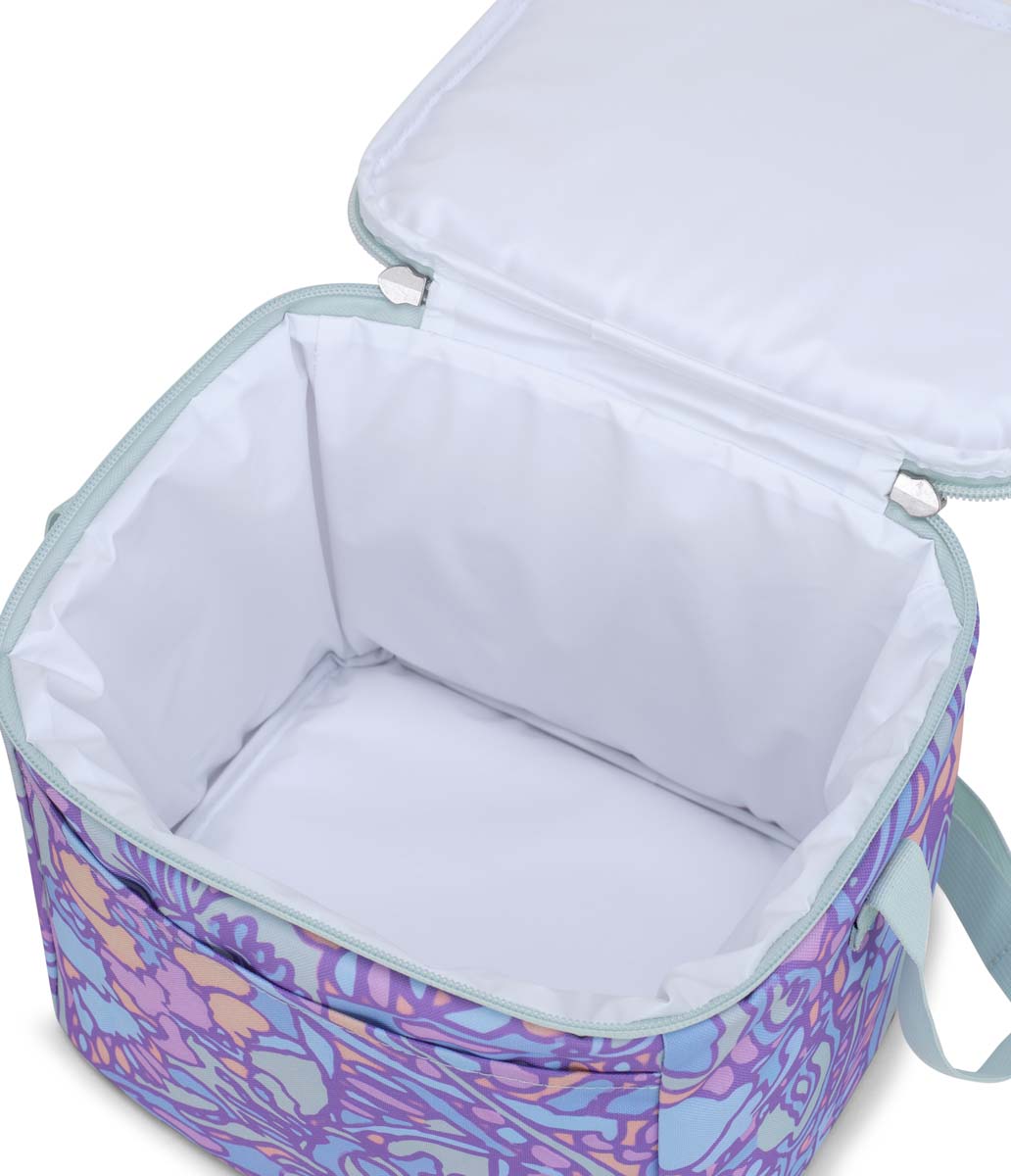 JanSport Super Snack Sac à lunch - Lilas pastel floral fluide