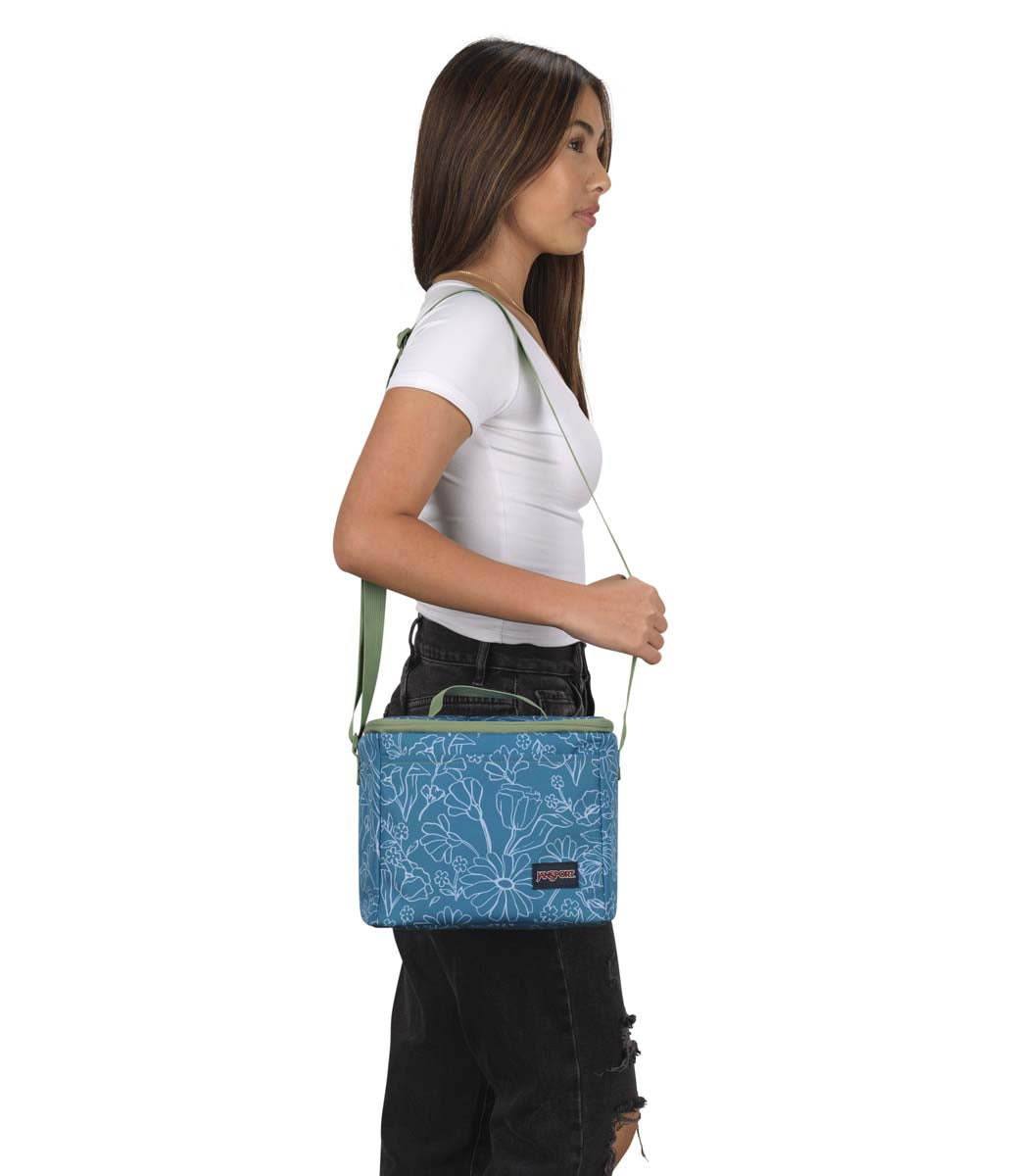 JanSport Super Snack Sac à déjeuner – Délicieuses marguerites vertes