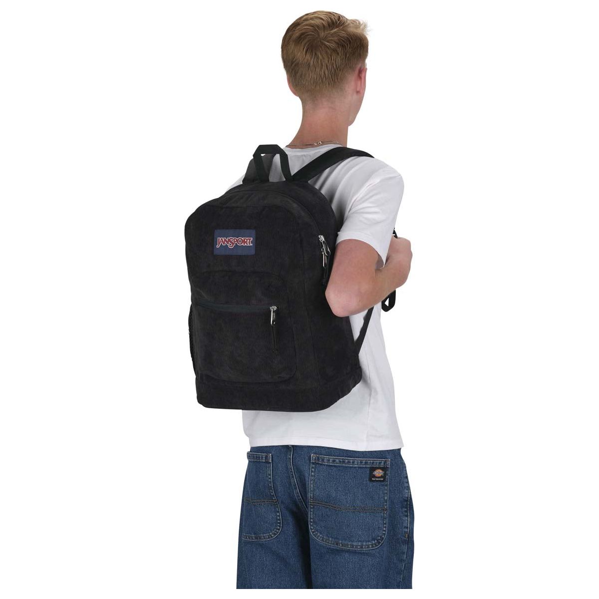 JanSport Cross Town Plus Remix - Velours côtelé noir