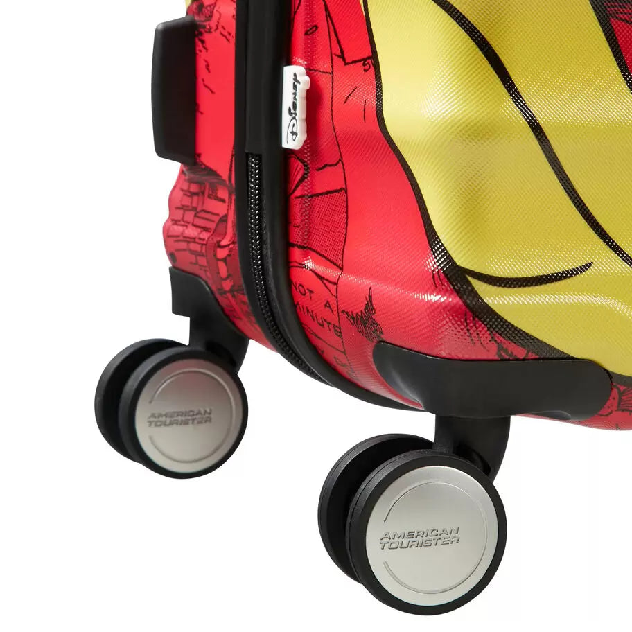 American Tourister Disney Wavebreaker Carry-On Hardside Luggage - Mickey Comics Red