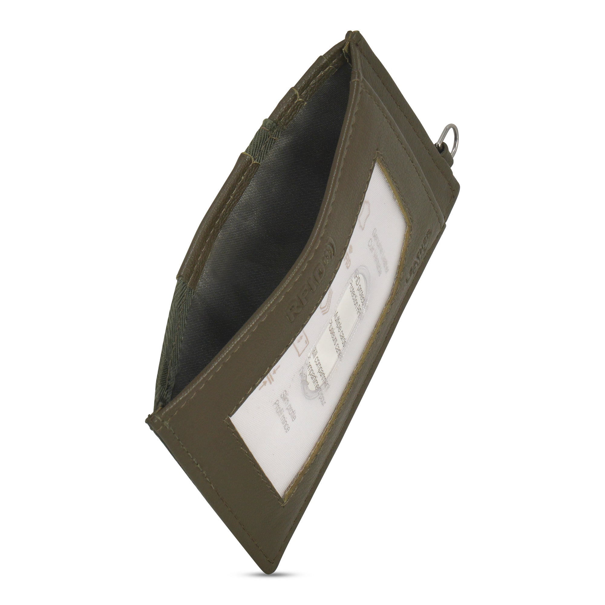 Champs Men Camo / Leather Slim Cardholder