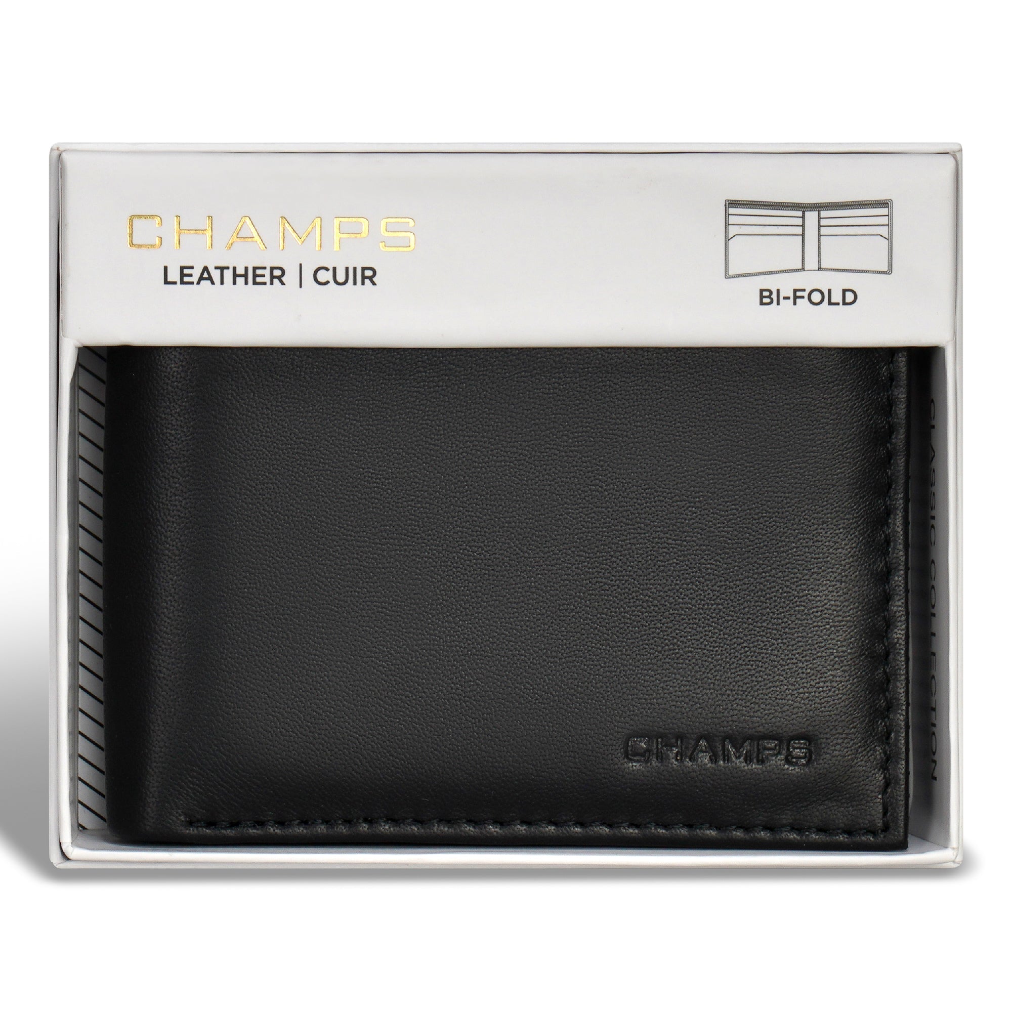 Champs Classic / Leather Bi-Fold Wallet