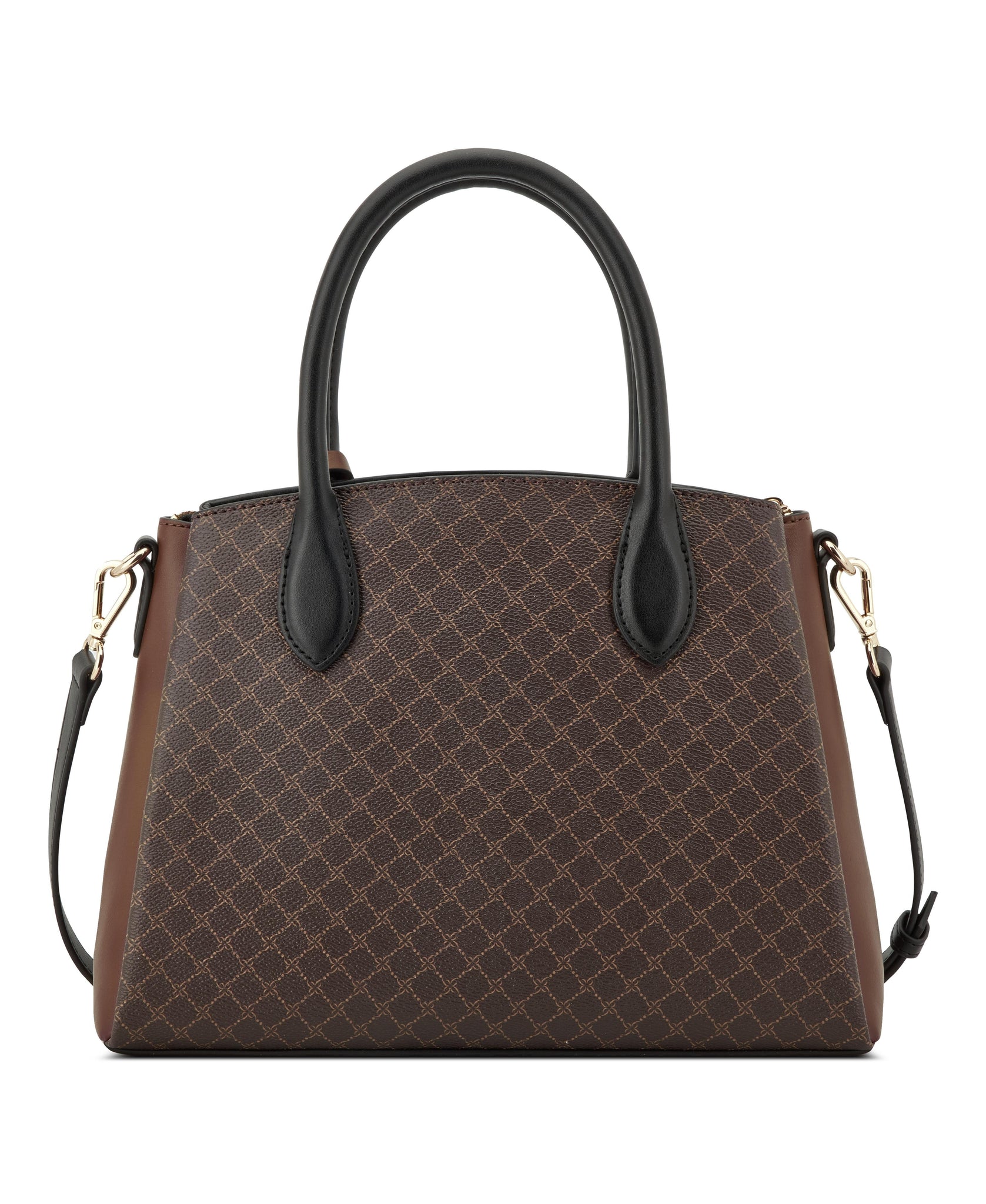 Nine West Handbags MARY SATCHEL BROWN/BLACK