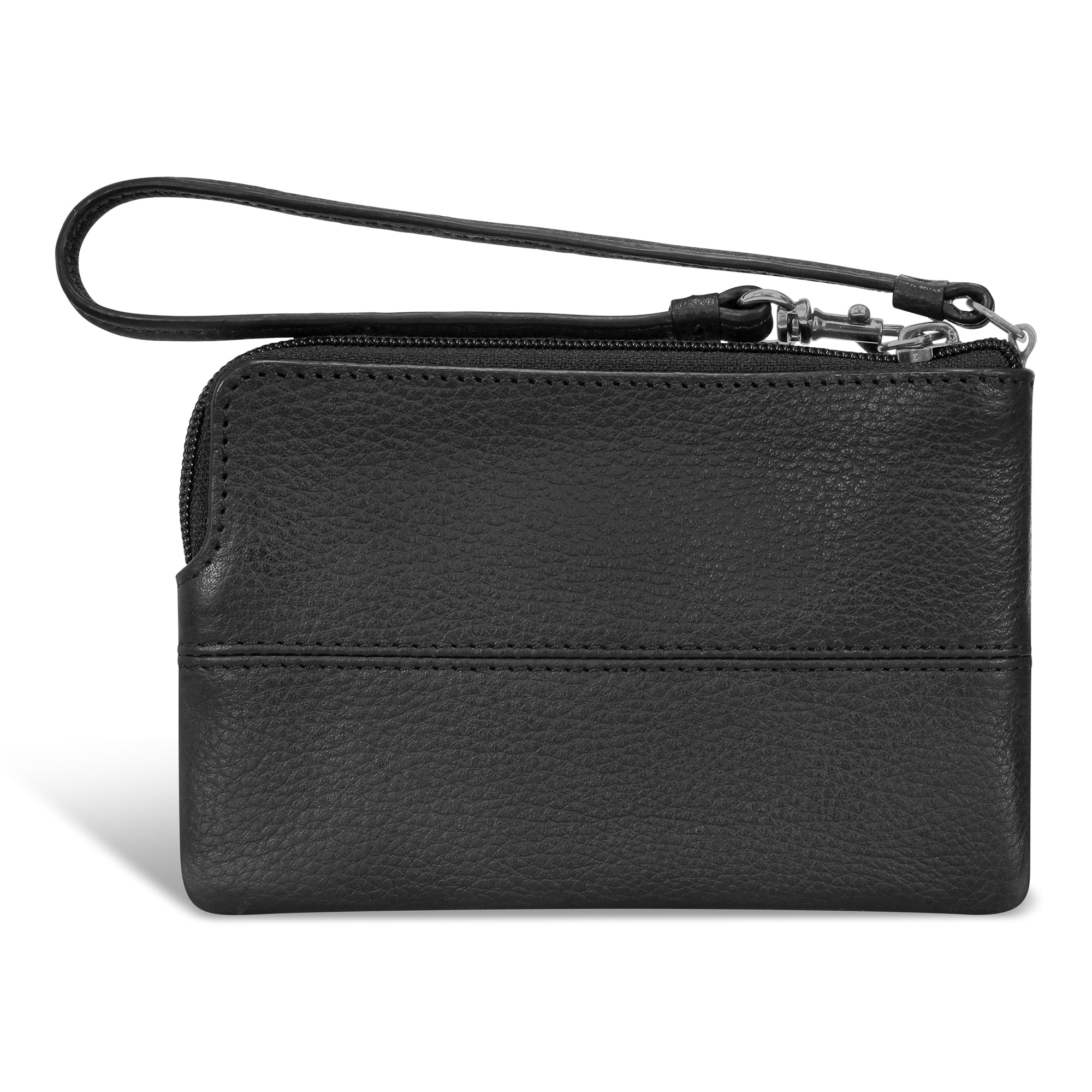 Champs Men Onyx / Leather Wristlet