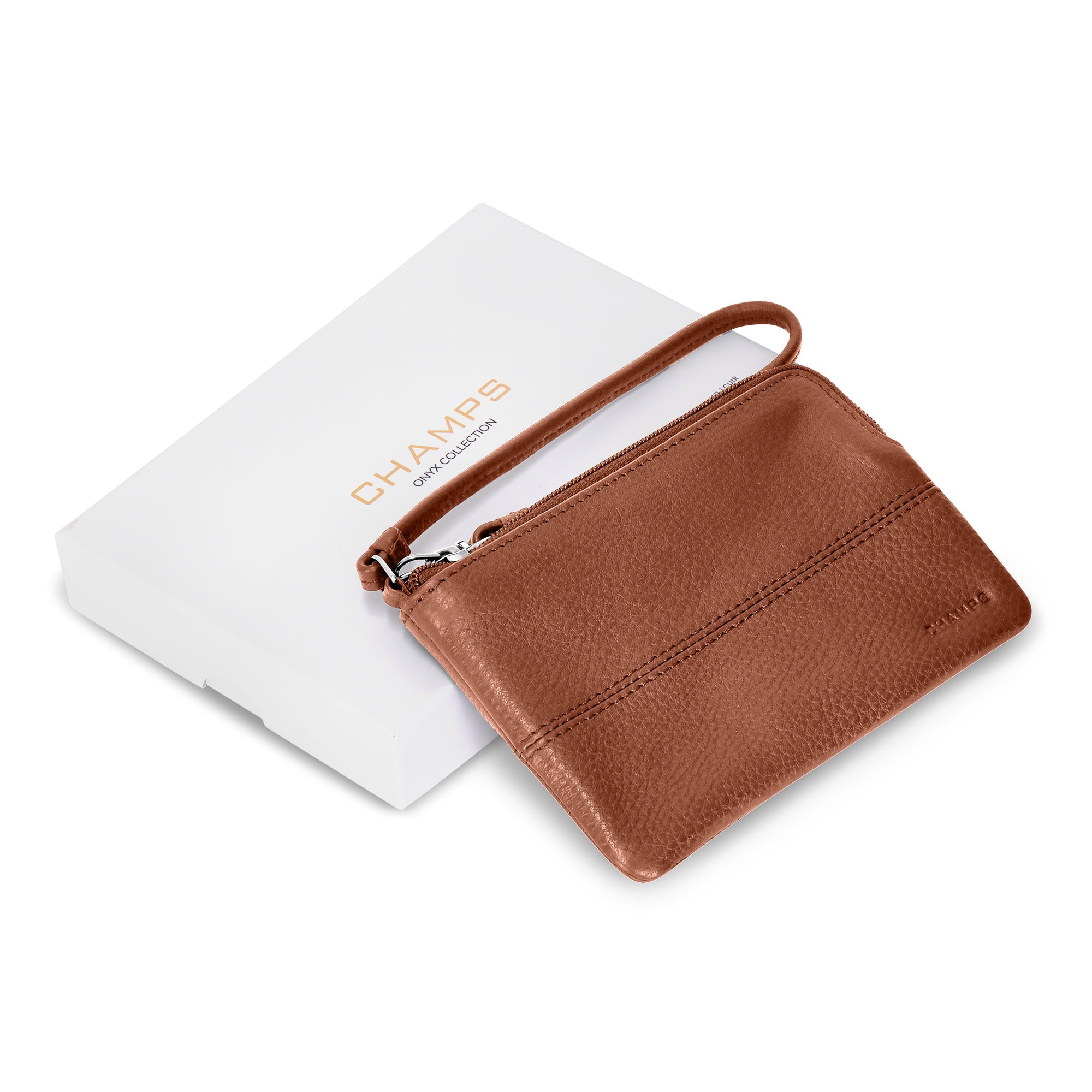 Champs Hommes Onyx / Pochette en Cuir