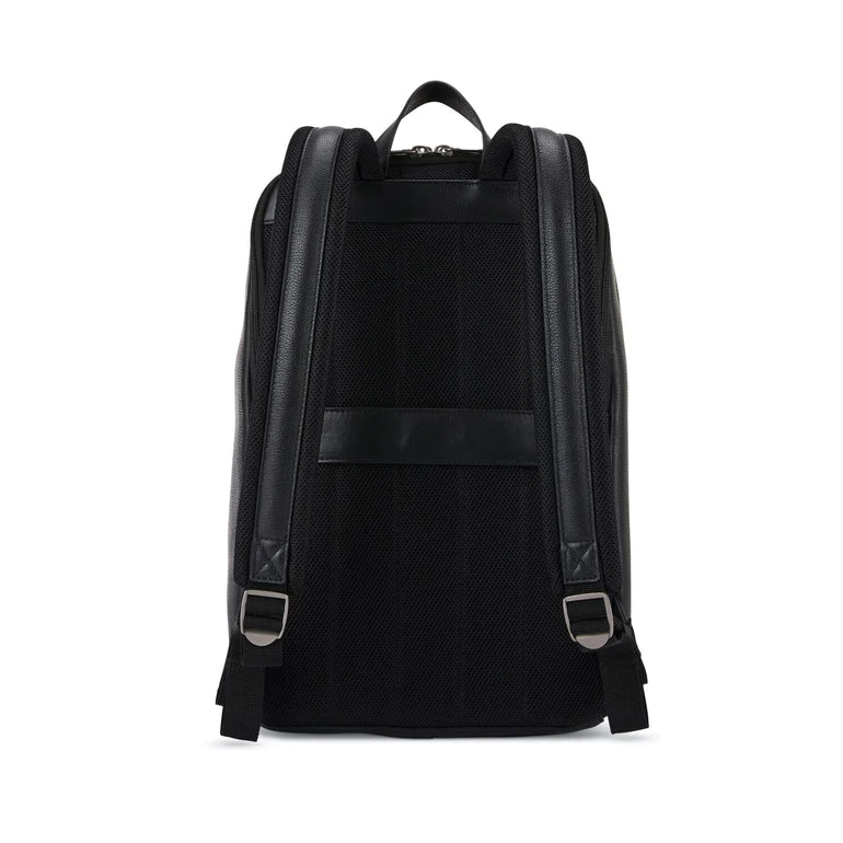 Samsonite Classic Leather Slim Laptop Backpack - Black