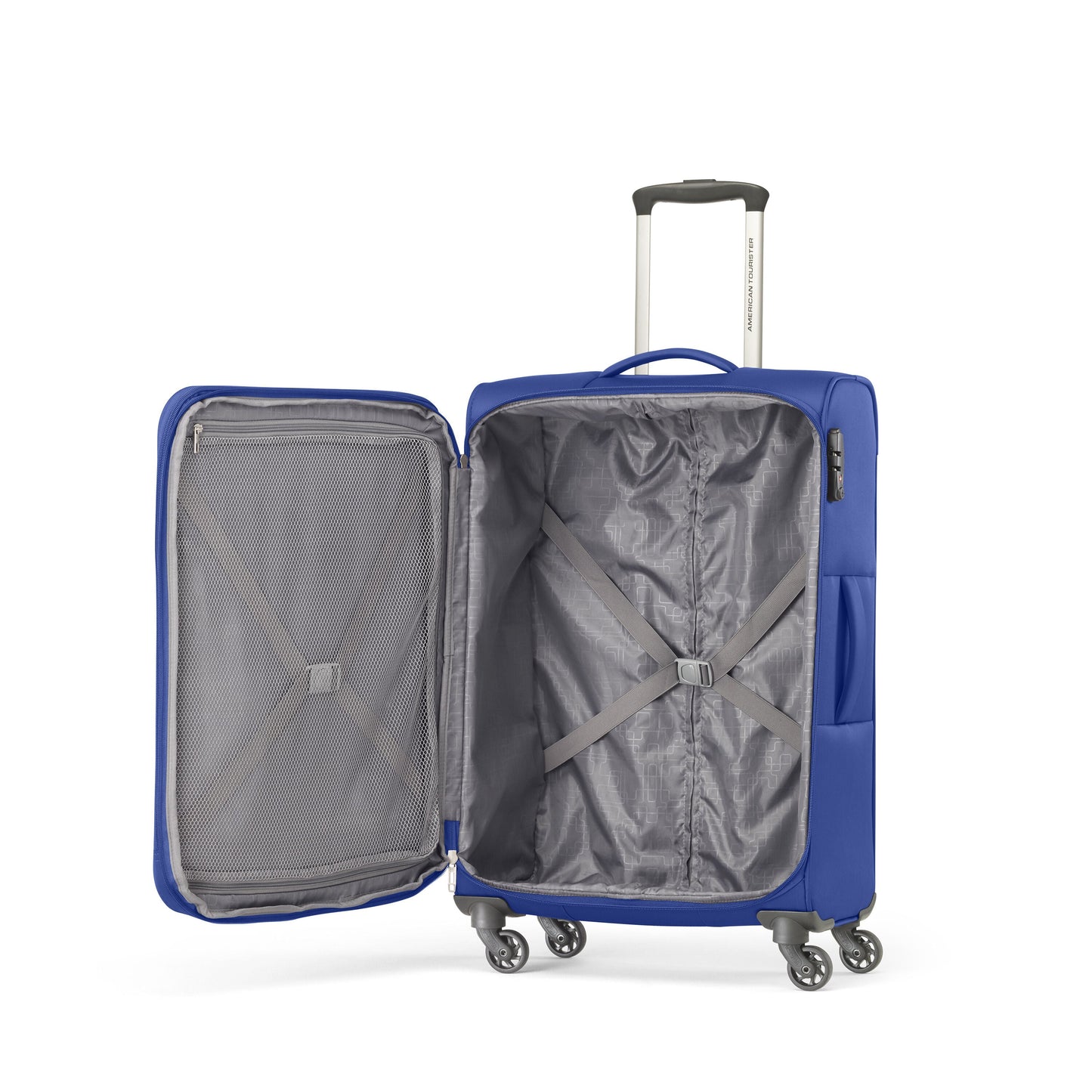 American Tourister Bayview NXT Spinner Softside Medium Luggage - Imperial Blue