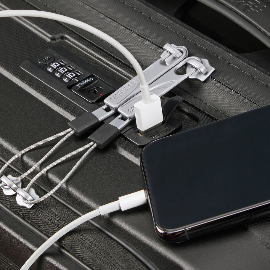 American Tourister Airconic Spinner Frontload Carry-On 15.6" Valise rigide - Onyx Noir