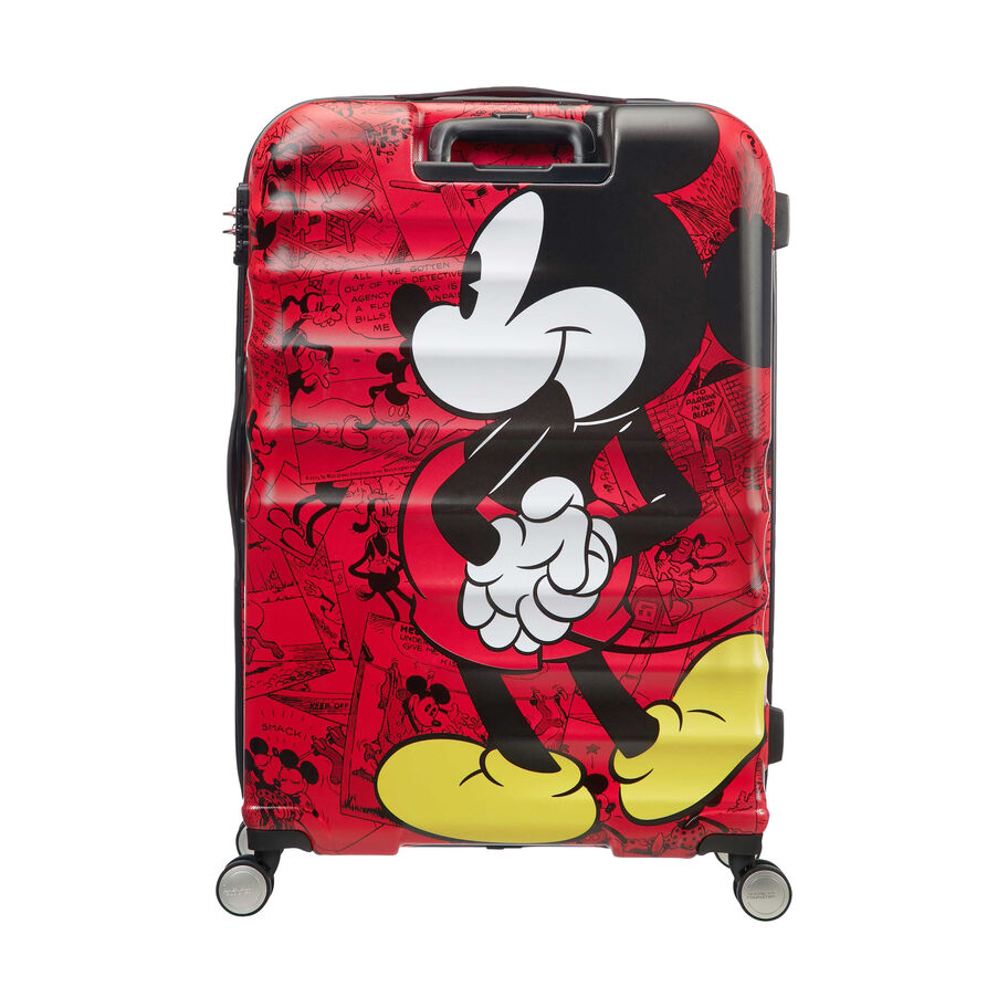 American Tourister Disney Wavebreaker Carry-On Hardside Luggage - Mickey Comics Red