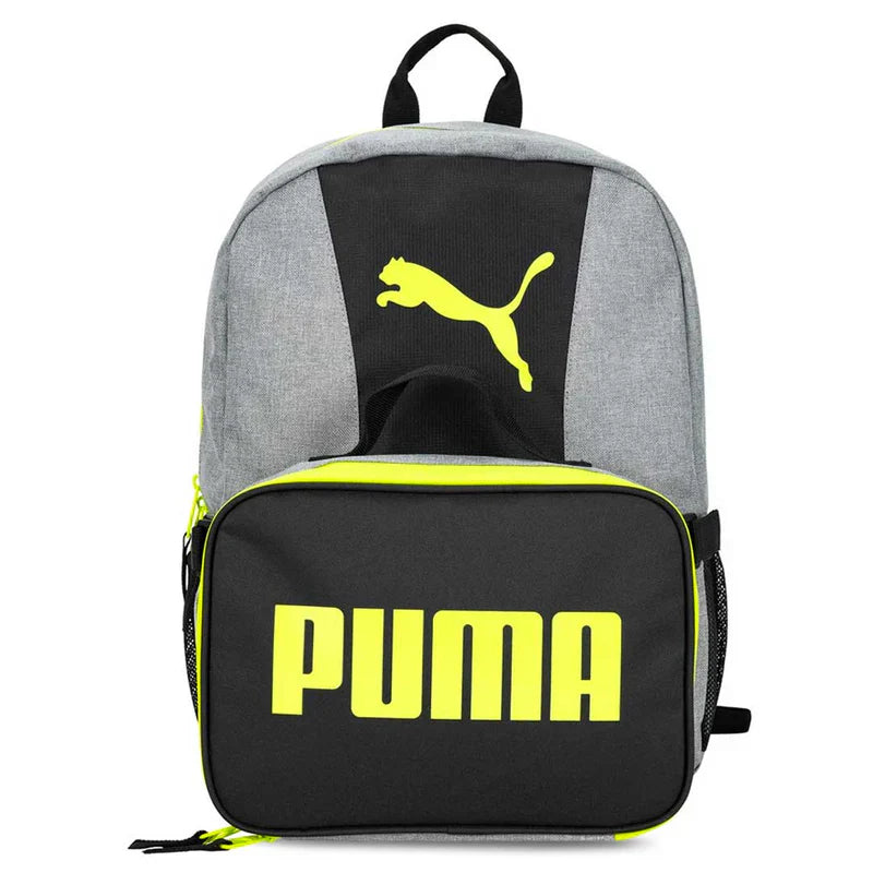 PUMA Evercat Duo Combo Backpack with Lunch box - Grey