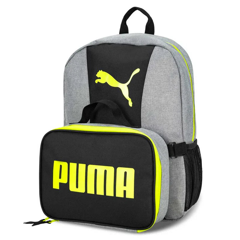 PUMA Evercat Duo Combo Backpack with Lunch box - Grey