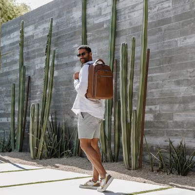 Samsonite Classic Leather Backpack 15.6"