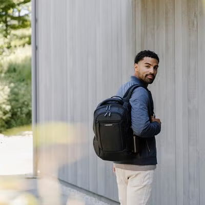 Sac à dos pour ordinateur portable Samsonite Classic NXT Slim - Noir