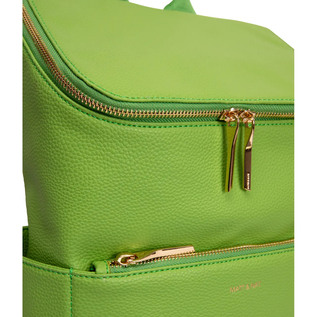 brave faux leather backpack matt & nat Matt & Nat Brave Vegan Backpack Grain