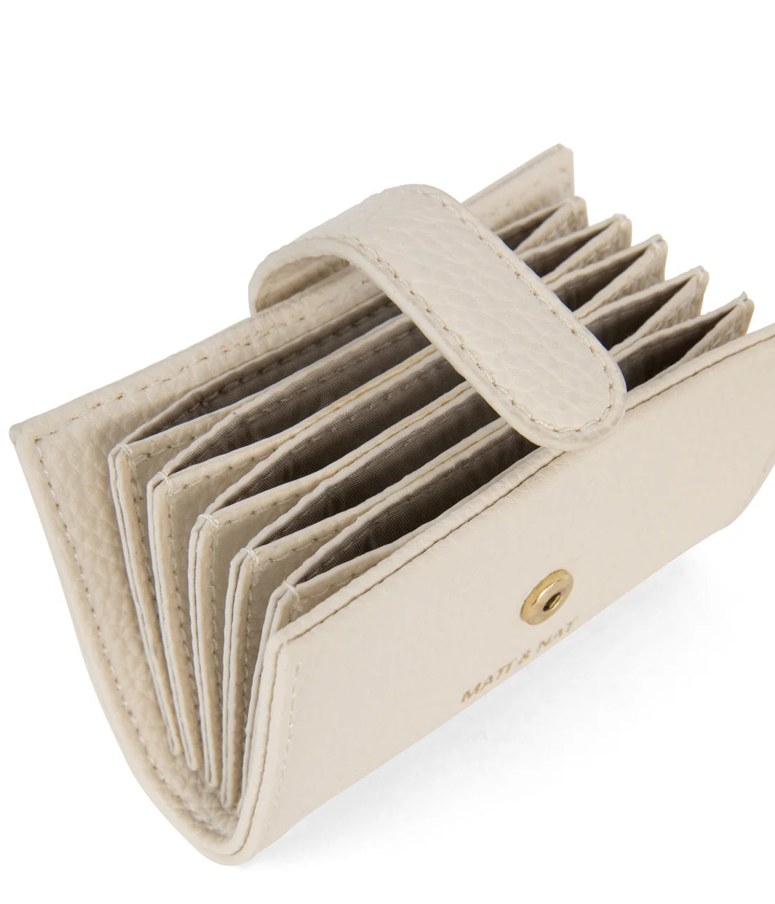 Matt & Nat Crepe Vegan Accordion Card Holder Grain