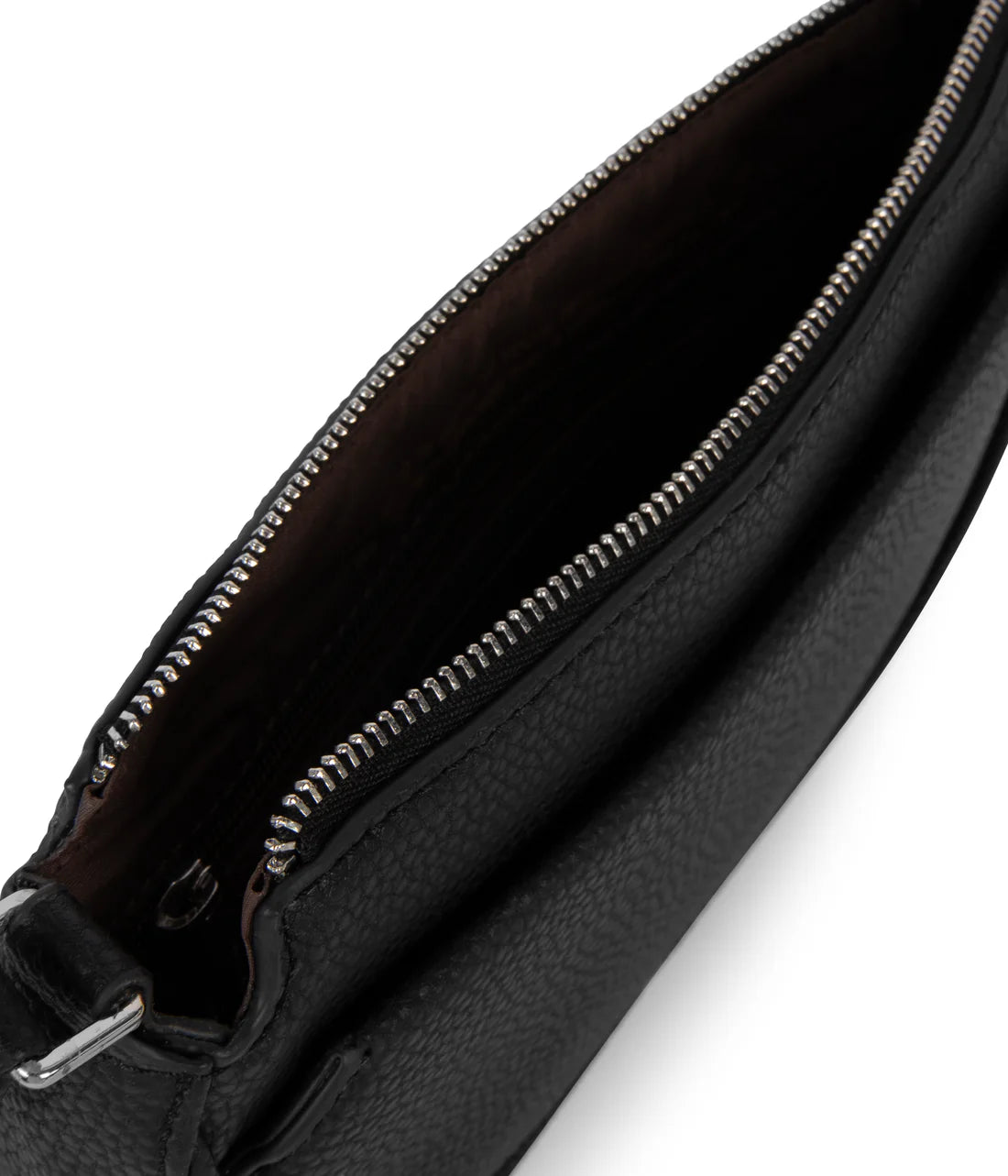 Matt & Mat Ivy Slim Vegan Crossbody Bag Grain - Black