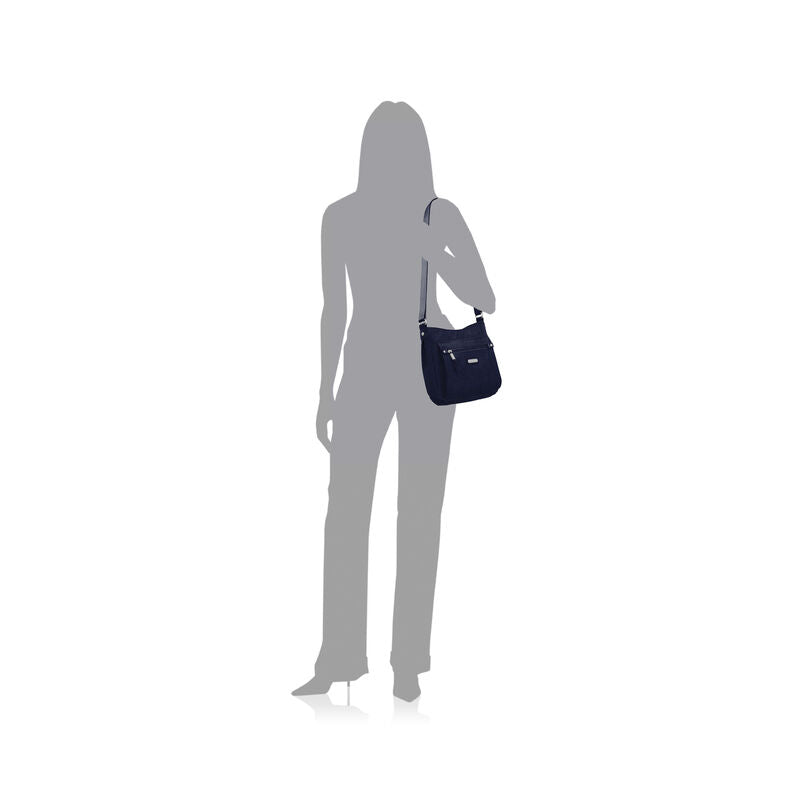 Baggallini Uptown Bagg With RFID Phone Wristlet - Navy