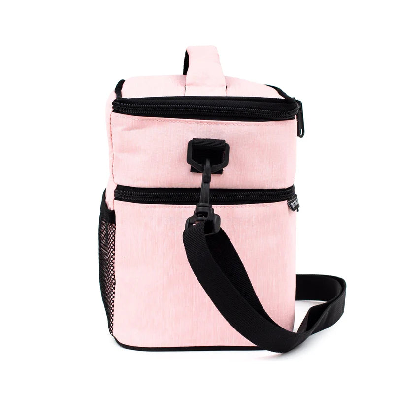 Off Track Lunch Box with 2 compartment - Pink