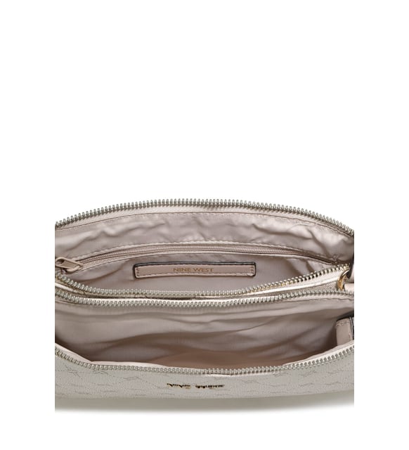 Nine West Lianne Mini Crossbody - Mushroom Logo