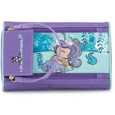 Louis Garneau Pencil Case, 2 Zippers - Mermaid