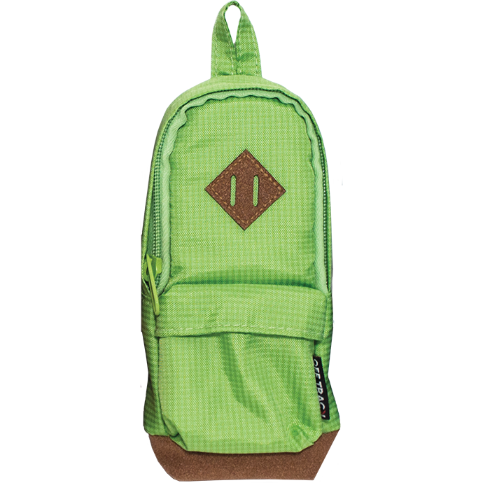 Off Track Pencil Case Backpack Style - Green