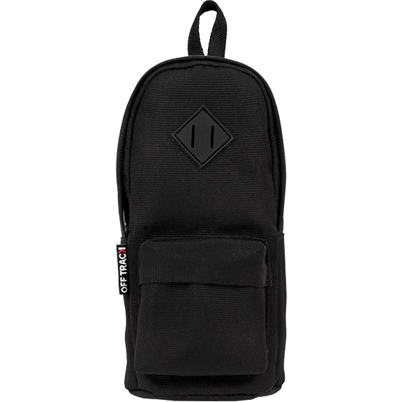 Off Track Pencil Case Backpack Style - Black