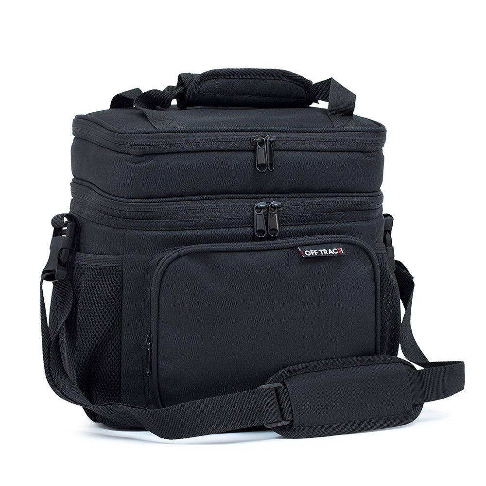 Off Track Large Lunch Box - Black