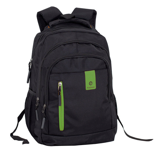 Geocan Fashion Laptop Backpack - Black/Green