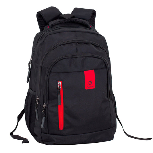 Geocan Fashion Laptop Backpack - Black/Red