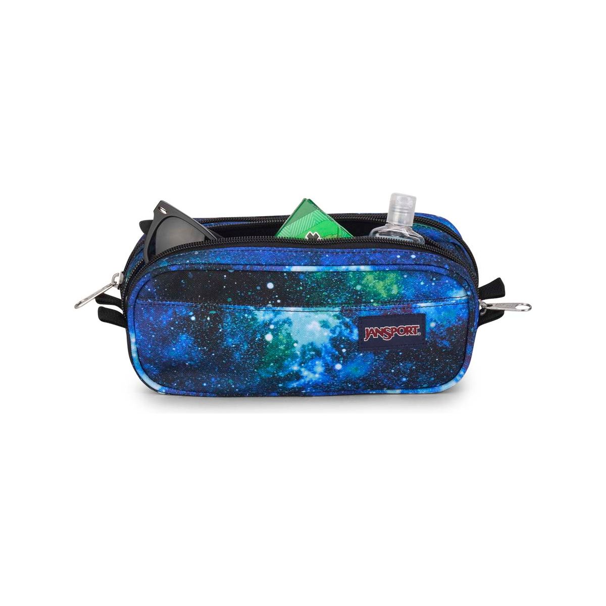 Jansport Medium Accessory Pouch Unisex Yeşil / Çiçek Desenli Kalem Cantasi Yesil O 4868671