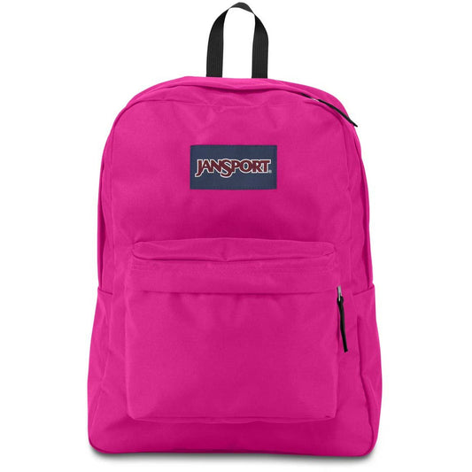 JanSport SuperBreak Backpack - Cyber Pink