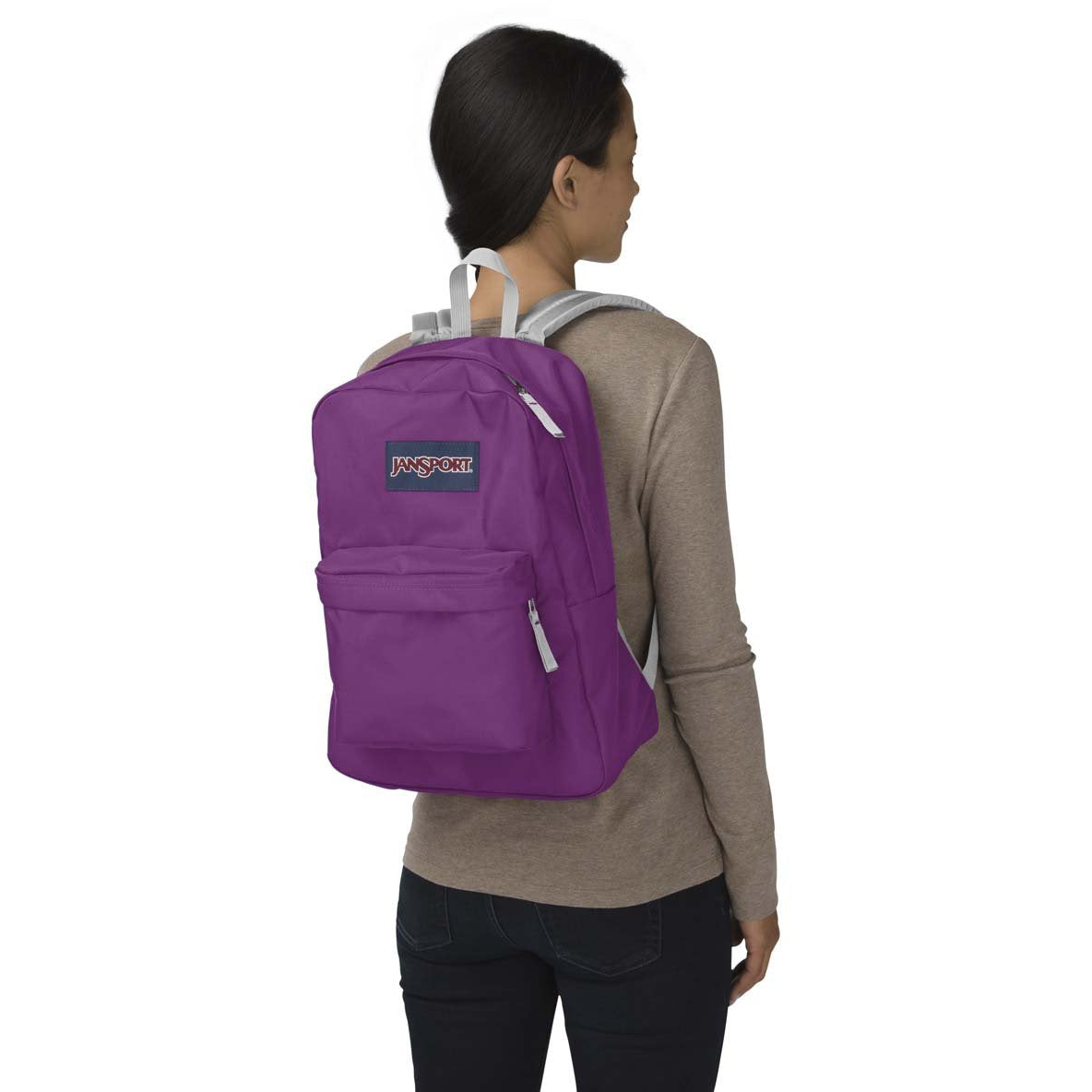 JanSport SuperBreak Backpack - Purple Plum