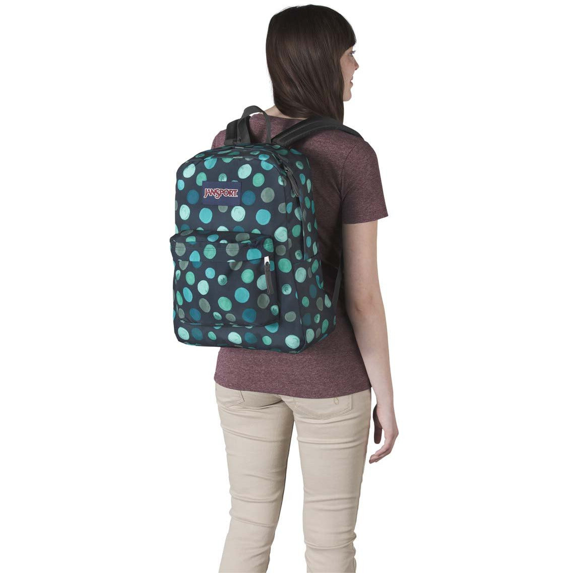 JanSport SuperBreak Backpack - Multi Navy Connect Four