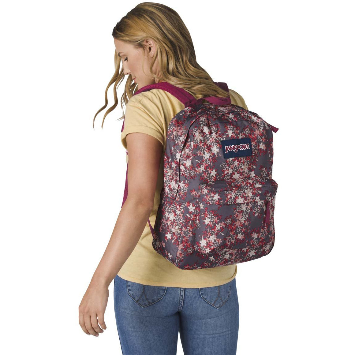 JanSport SuperBreak Backpack - Folk Floral