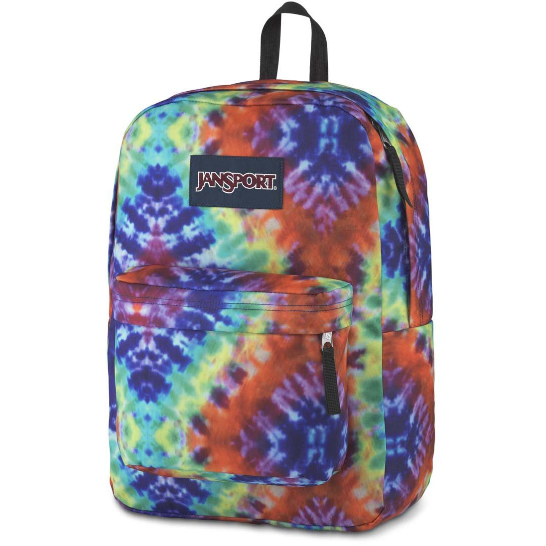 JanSport SuperBreak Backpack - Red/Multi Hippie Days