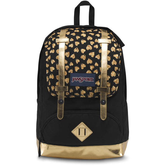 JanSport Cortlandt Backpack - Glitter Hearts