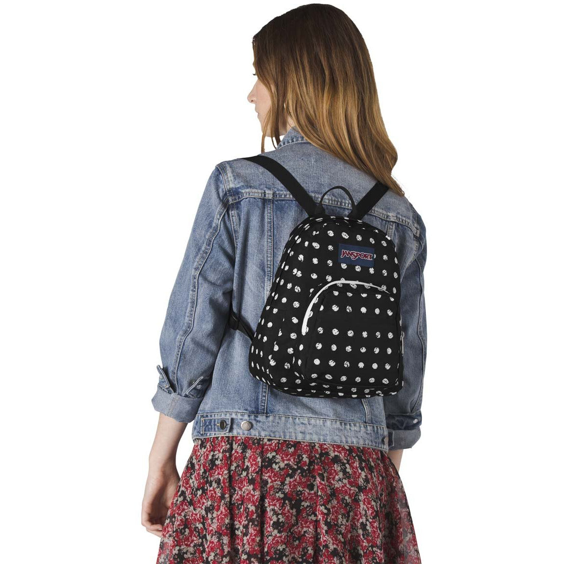 Sac à dos mini Half Pint JanSport - Point noir esquisse