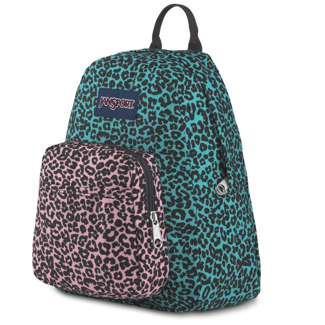 Mini sac à dos JanSport Half Pint - Bleu paon Leopard Life