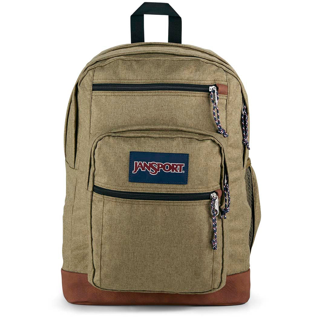 JanSport Cool Student Sac à dos – Vert armée Letterman Poly